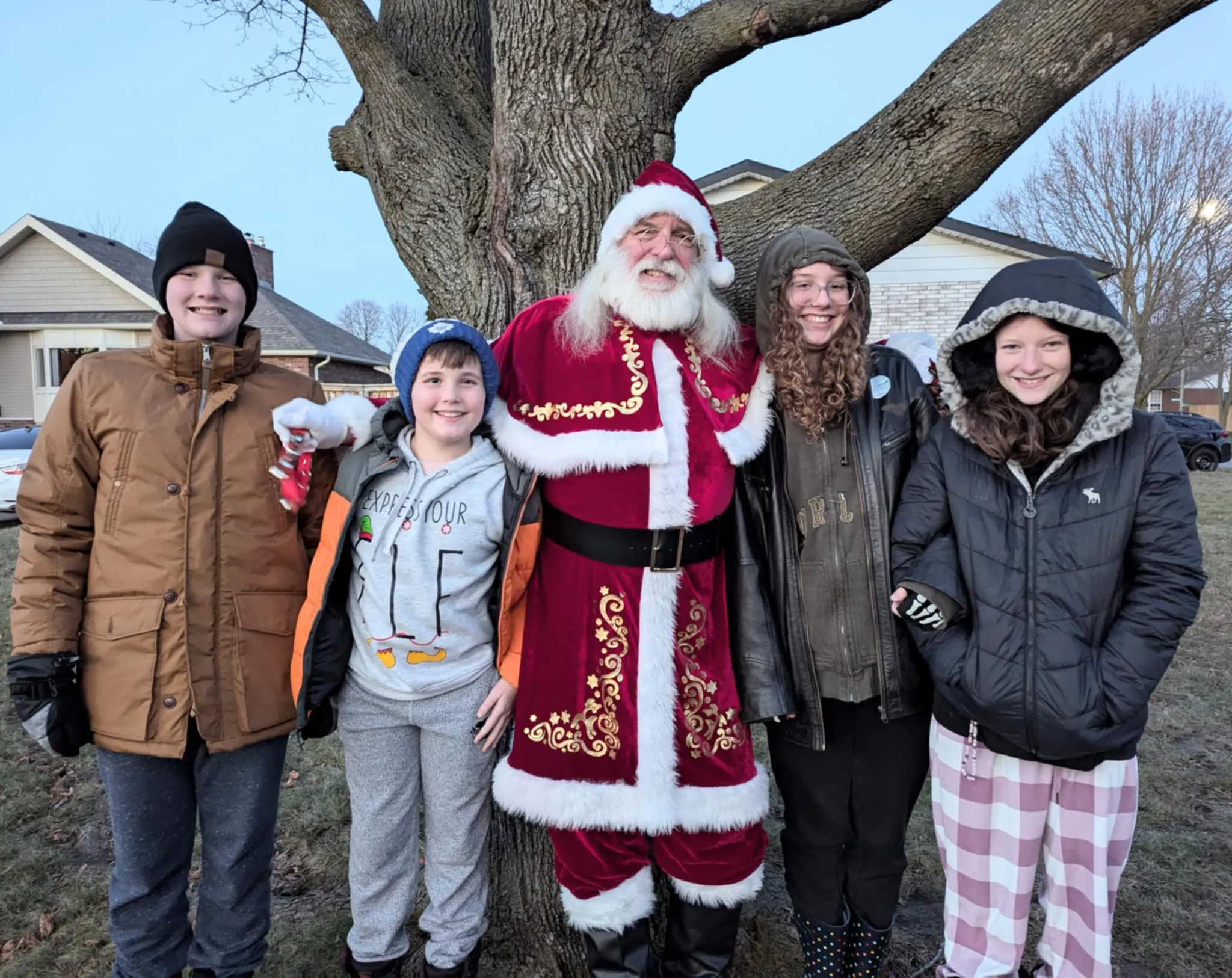 Santa Claus Niagara out in the community